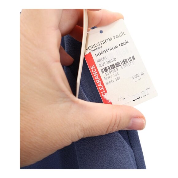 14th & Union Womens Large Blue Joggers Elastic Waistband Pull On Lightweight NWT - Picture 5 of 8